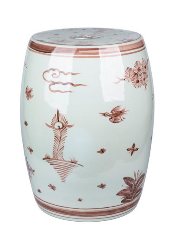 Moka Pine Bird Garden Stool