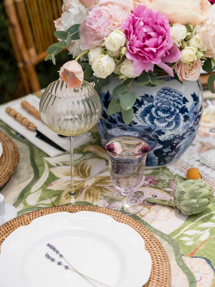 Green Lotus Tablecloth