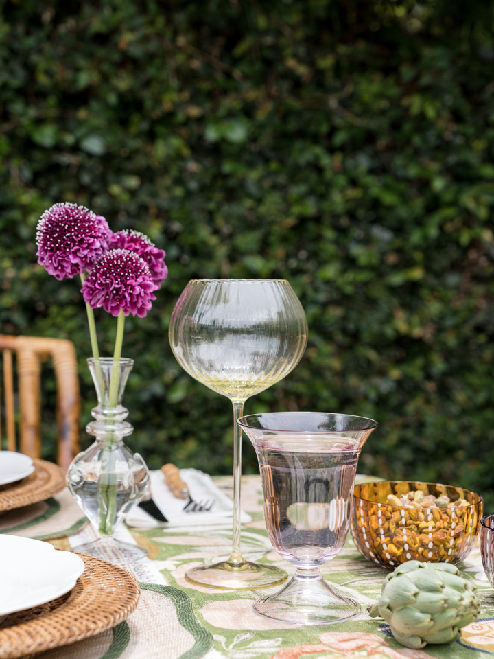 Claire Water Glasses - Pink