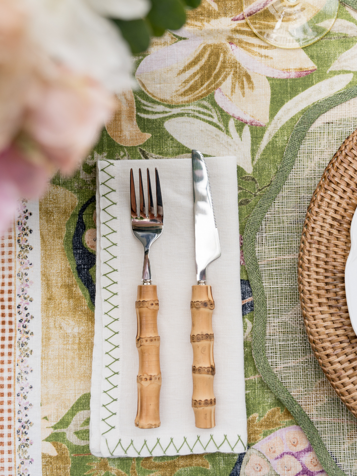 Zig-Zag Napkins - Green