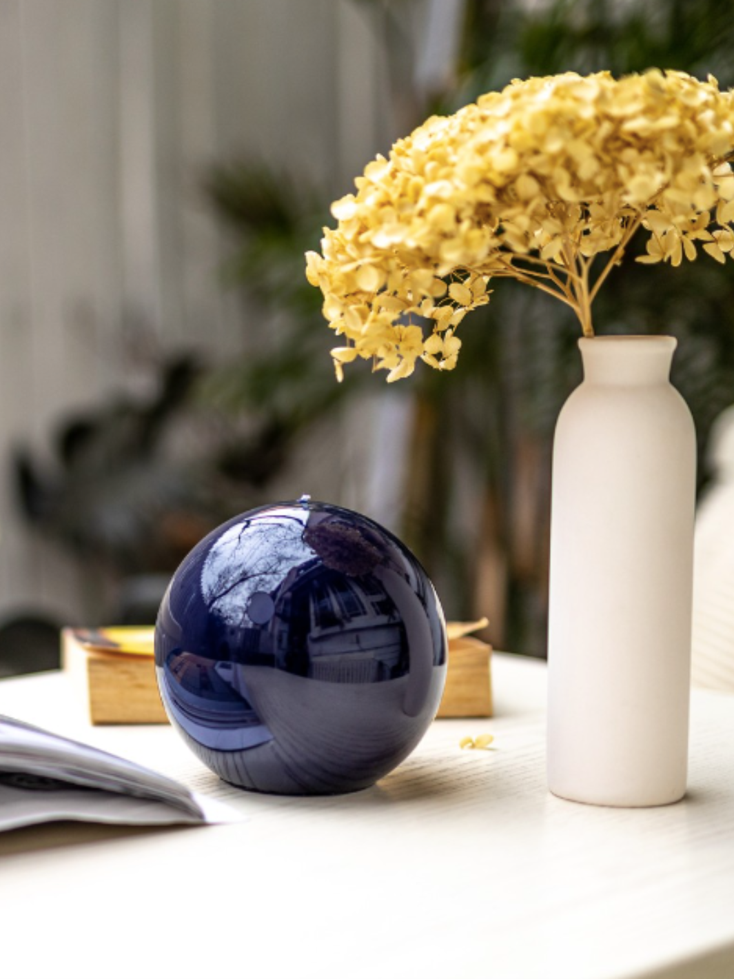 Sphere Candle - Navy