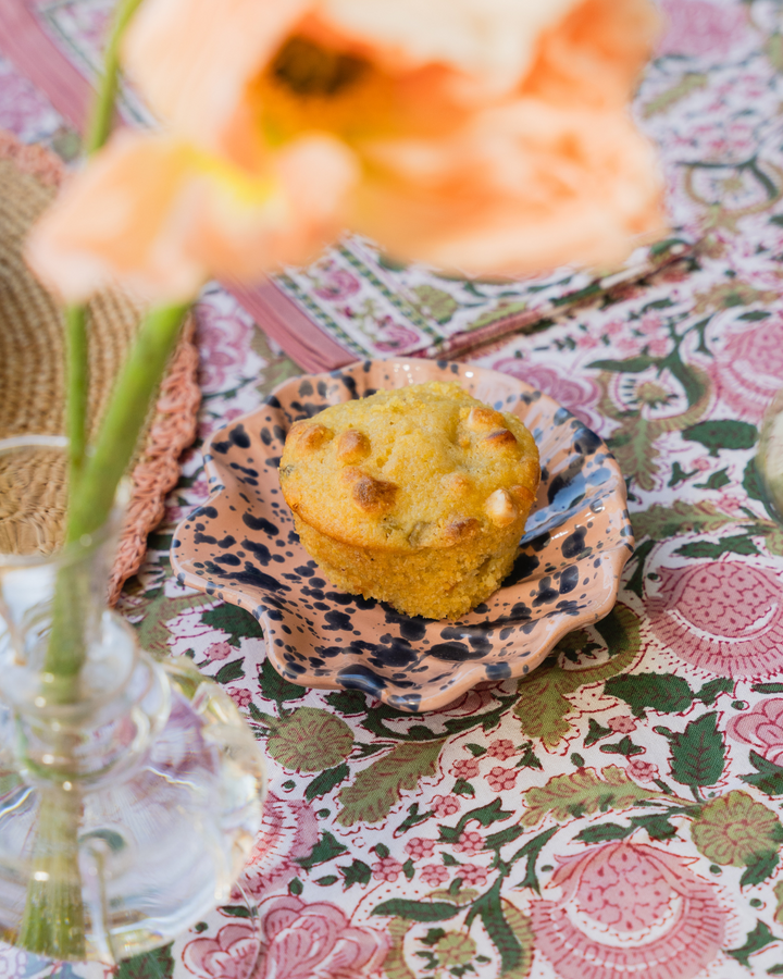 Splatter Coquillage Dish - Pink/Blue