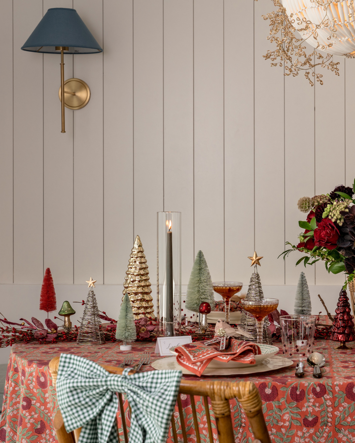 Cactus Flower Tablecloth - Cinnabar