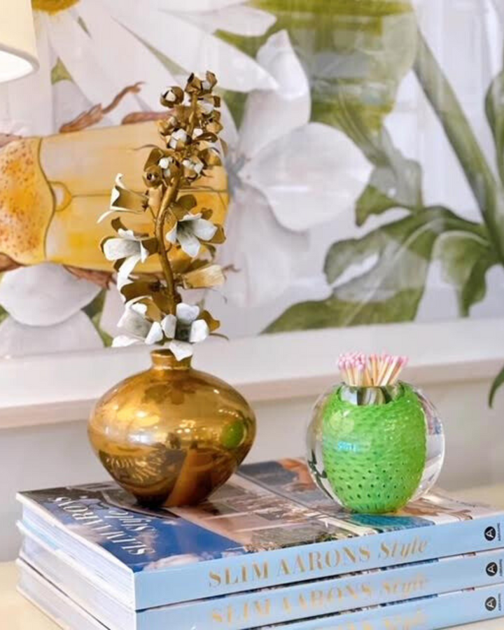 Green Glass Match Strike