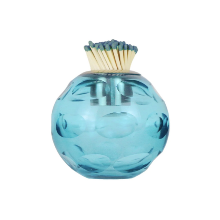 Greta Glass Match Strike - Blue