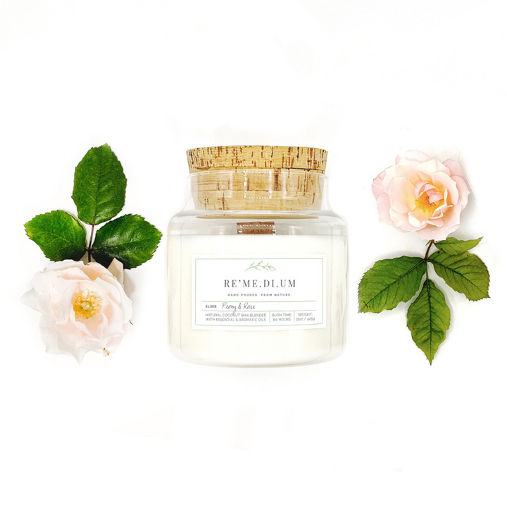RE'ME.DI.UM Rose & Peony Candle