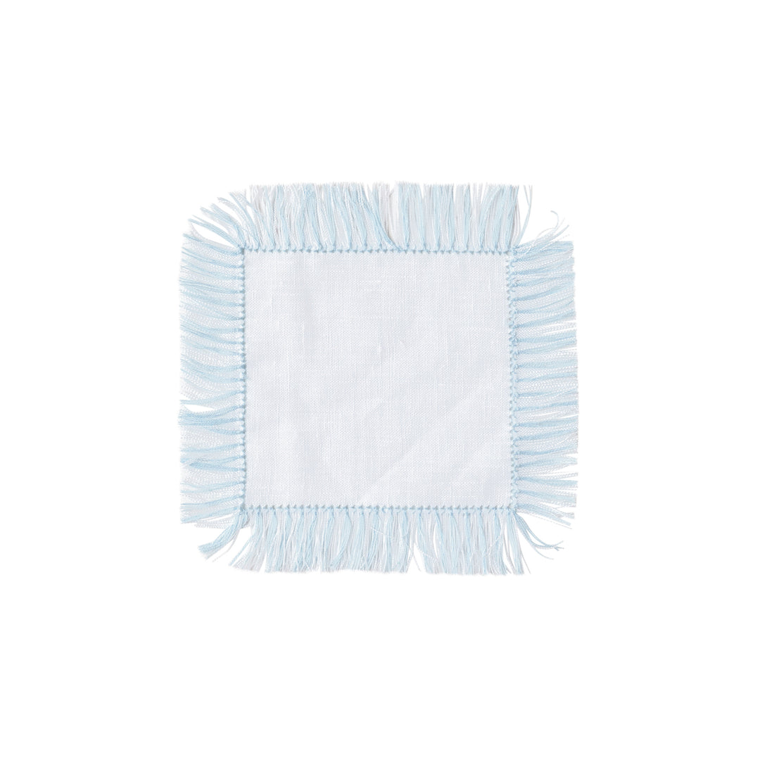 Fringe Coasters - Blue