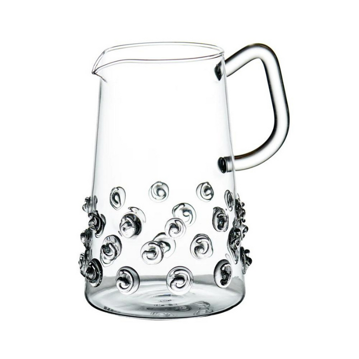 Petite Swirl Glass Pitcher