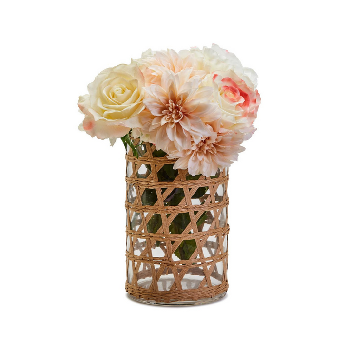 Raffia Wrapped Lattice Hurricane