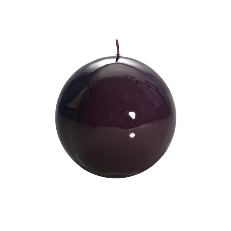 Sphere Candle - Aubergine