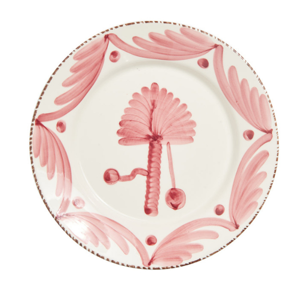 Palmas Dinner Plates - Pink