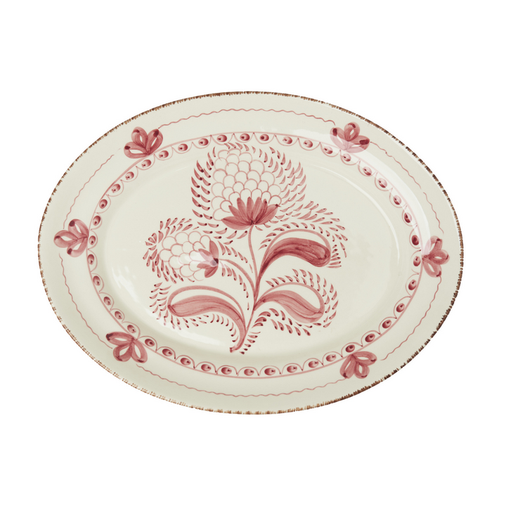 Hydrangea Serving Platter - Pink