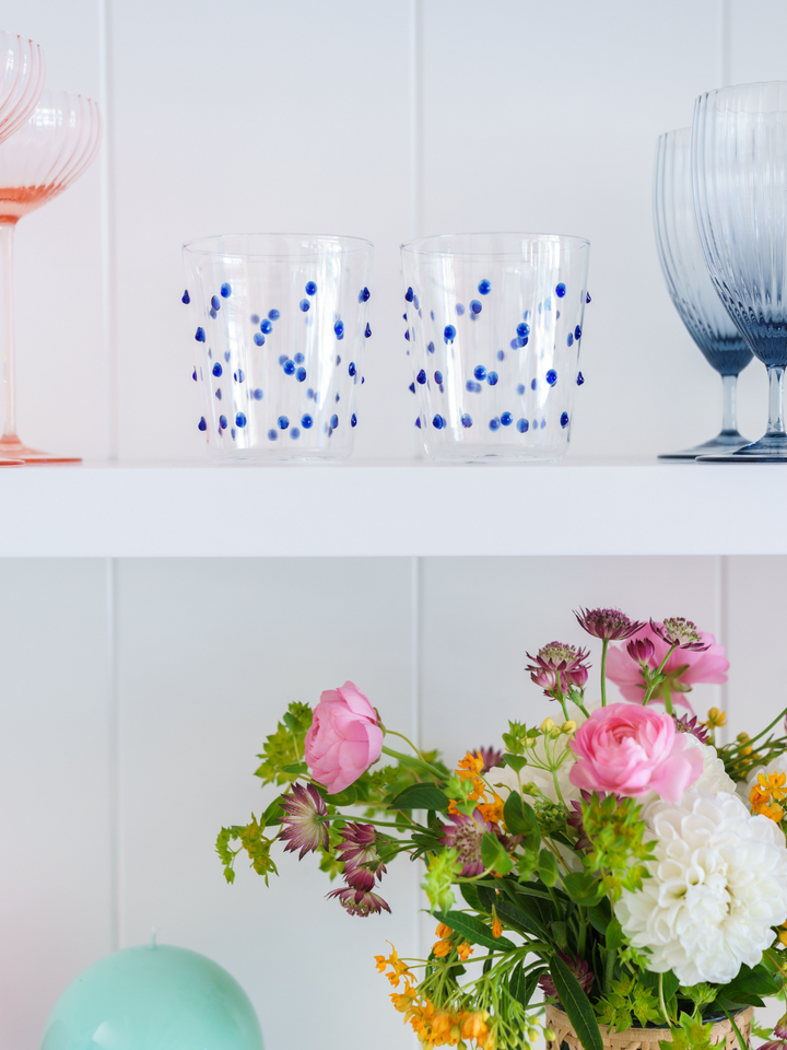 Confetti Tumblers - Blue