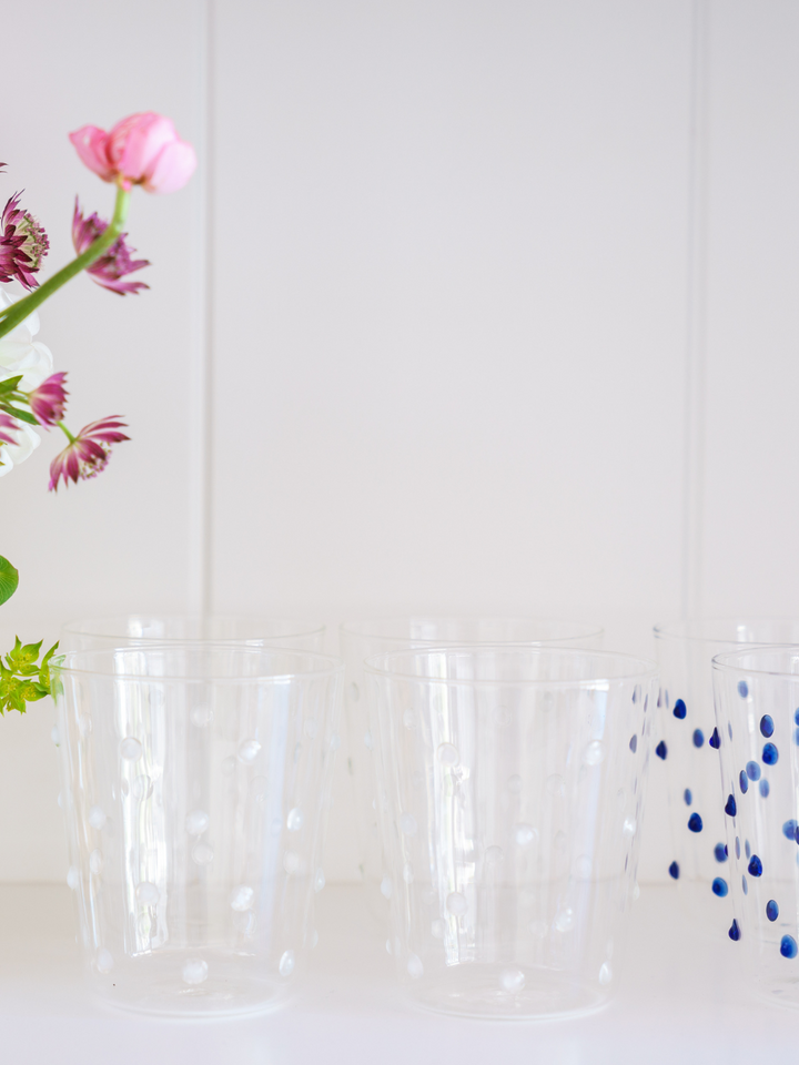 Confetti Tumblers - White