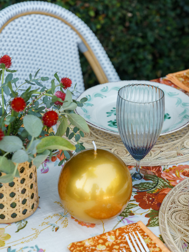 Sphere Candle - Gold