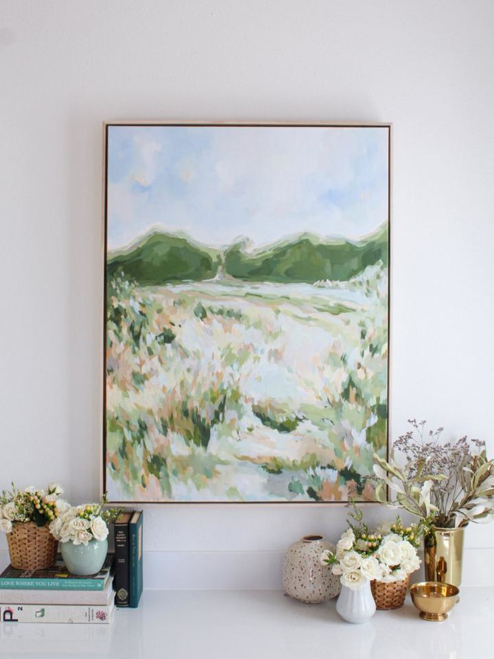 Dancing Grasses Art Print