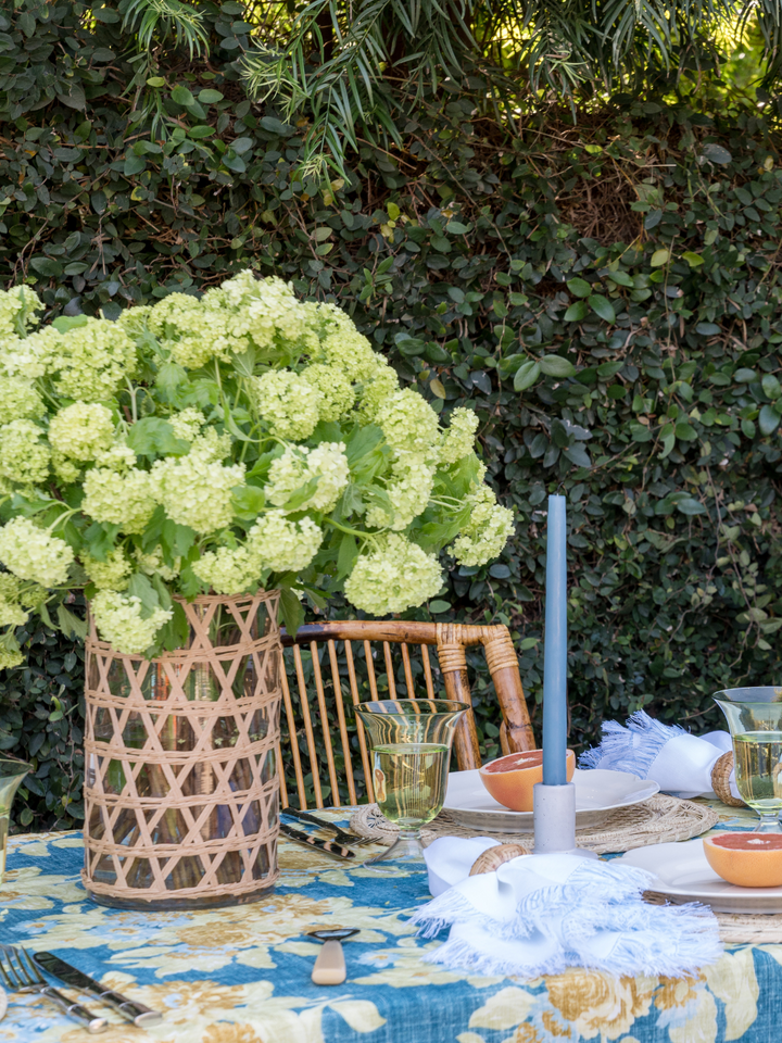 Raffia Wrapped Lattice Hurricane