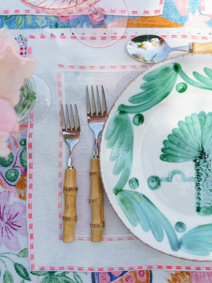 Palmas Dinner Plates - Green