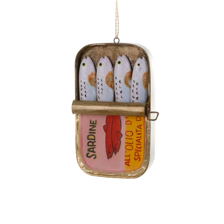 Pink Canned Sardines Ornament