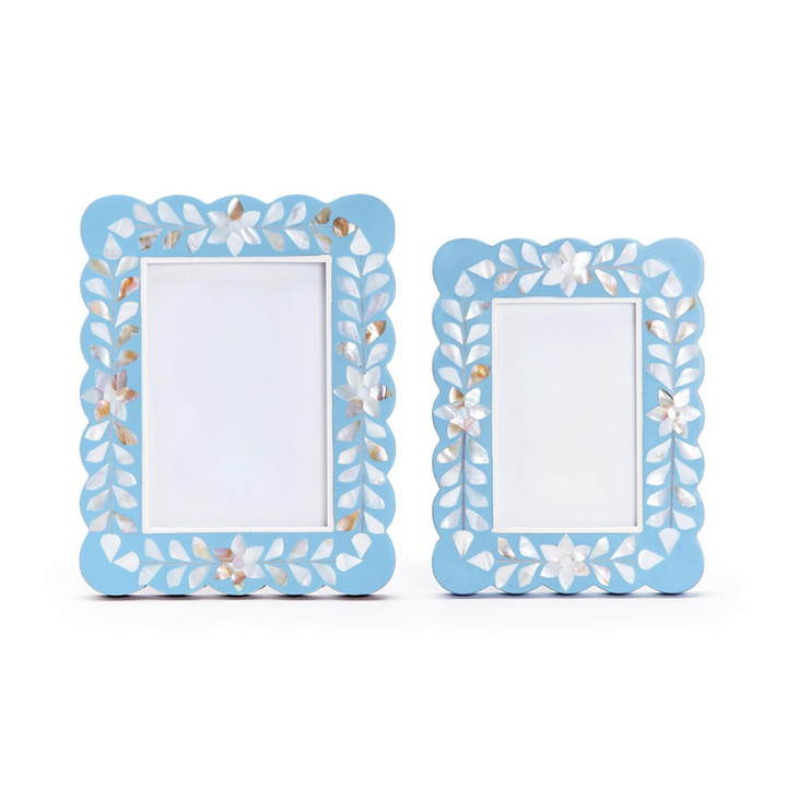 Hydrangea Mother Of Pearl Photo Frame