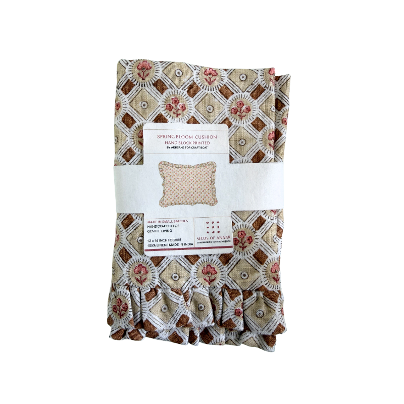 Spring Bloom Ruffled Pillow Sham