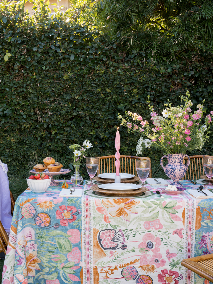 Pink Lotus Tablecloth