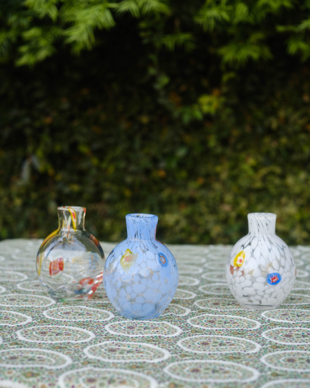 Millie Bud Vase - Blue Dots