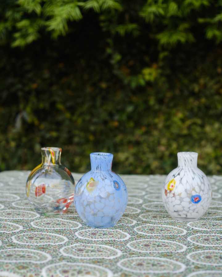 Millie Bud Vase - Blue Dots