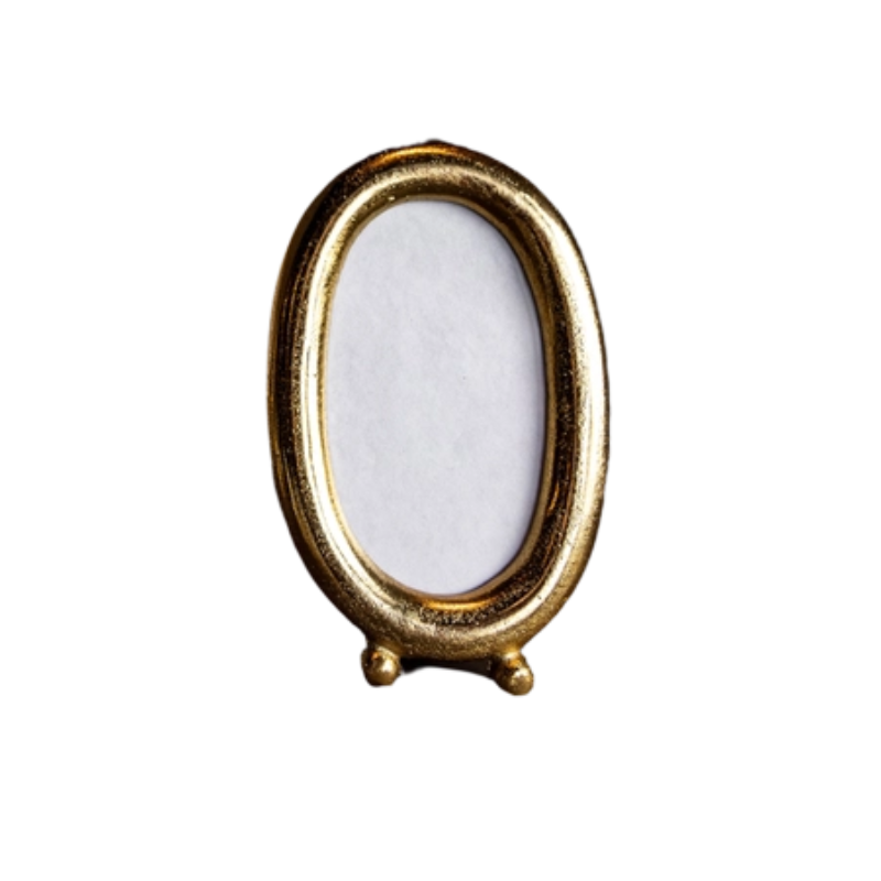 Brushed Brass Photo Frame Oval