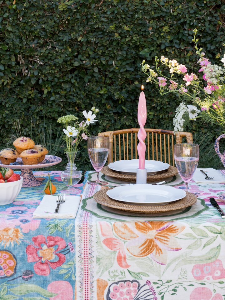 Pink Lotus Tablecloth