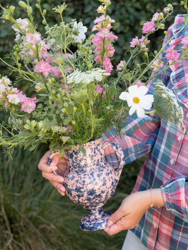 Splatter Verona Vase - Pink/Blue