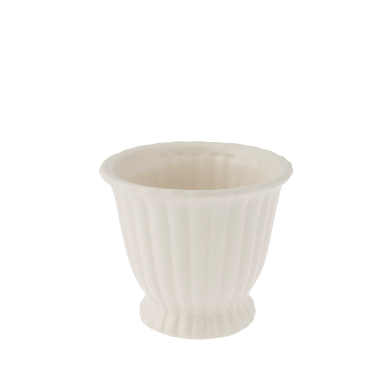 ceramic fluted flower pot Fluted Pot