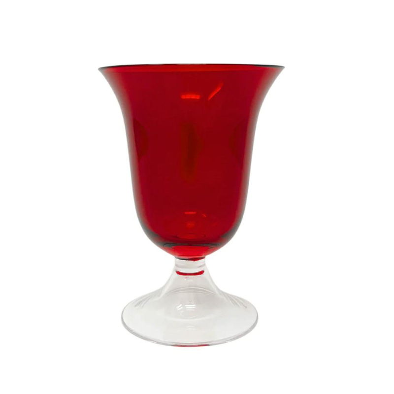 Claire Water Glasses - Red