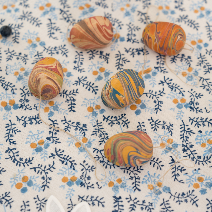 Marbled Egg Ornaments