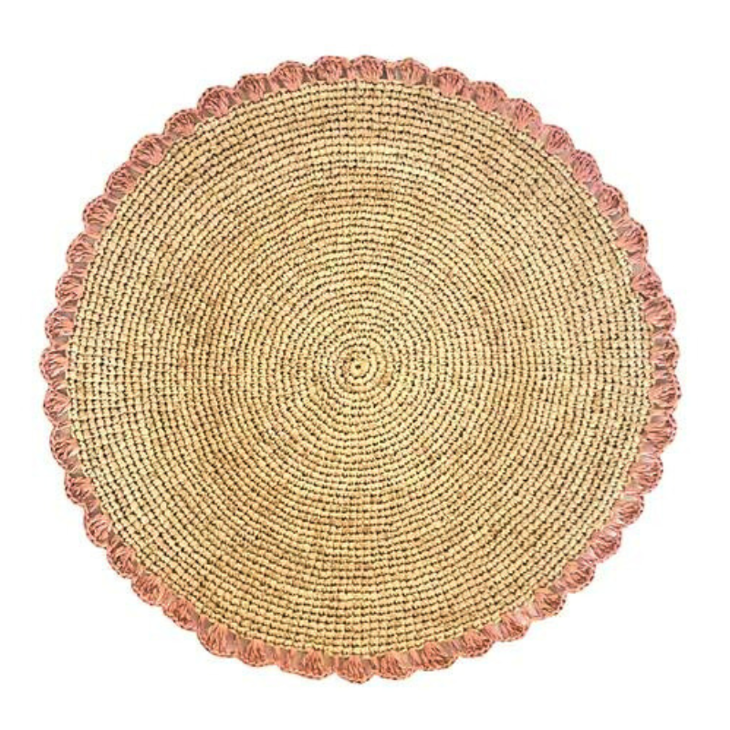 Woven Placemats - Pink
