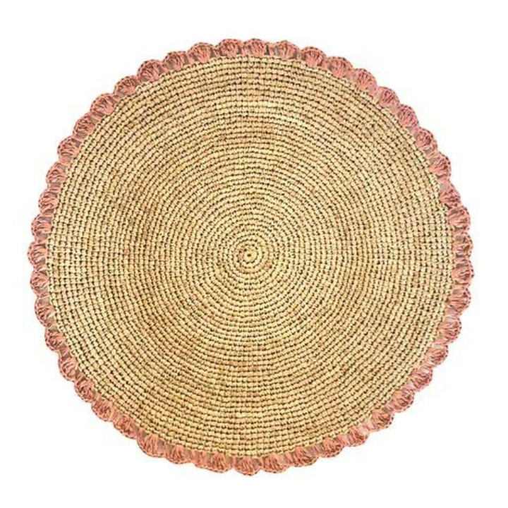 Woven Placemats - Pink