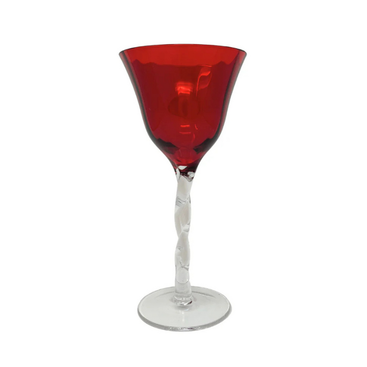 Claire Wine Glasses - Red