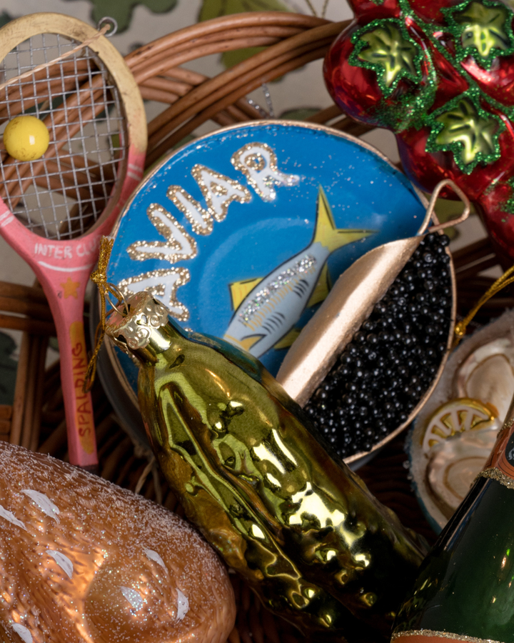 Blue Caviar Ornament