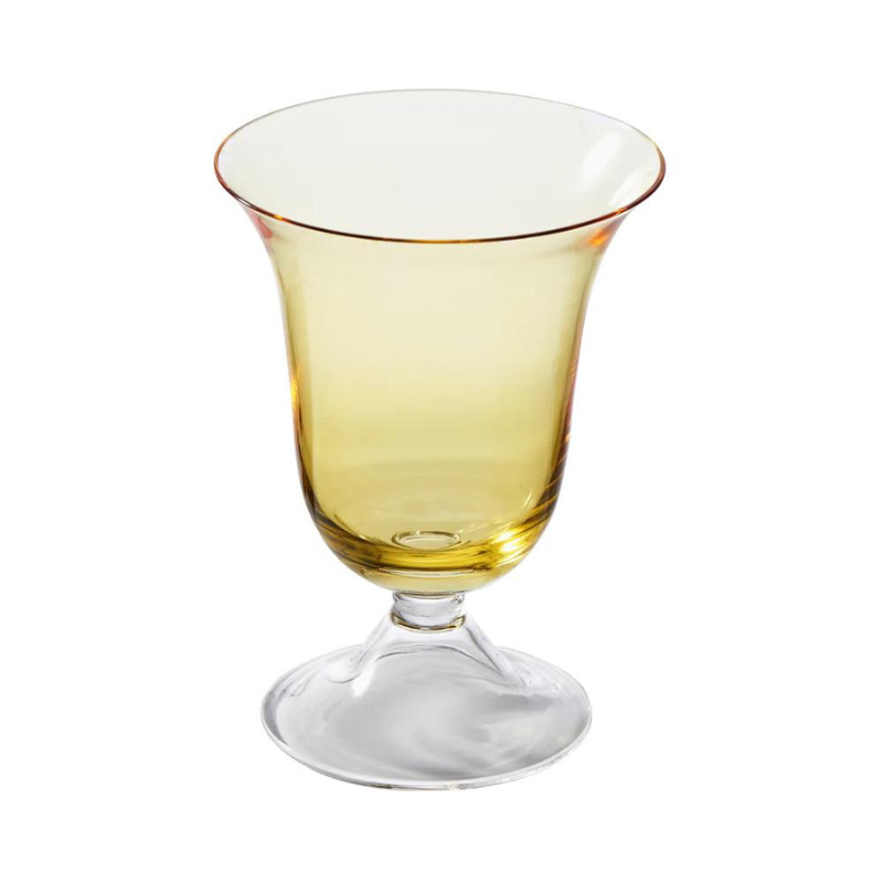 Claire Water Glasses - Yellow