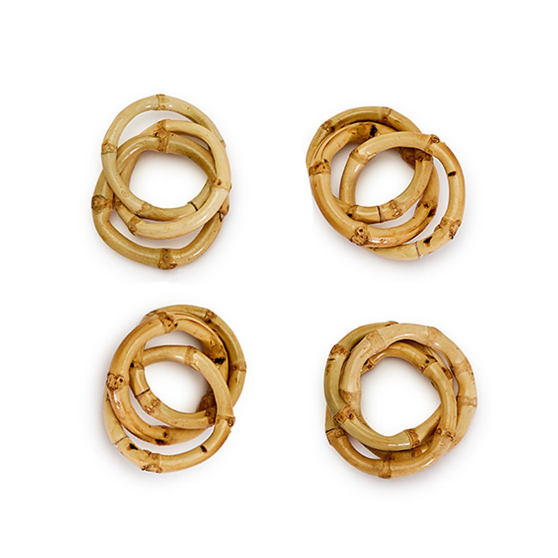 Bamboo Trio Napkin Rings – Hummingbird Home & Co.